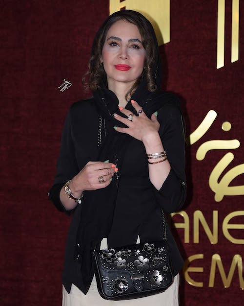 نگین صدق‌گویا در مراسم روز سینما