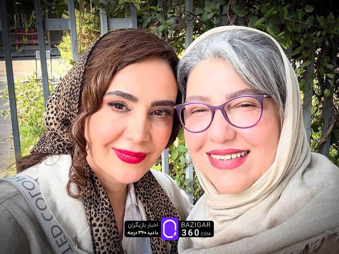 تصویری از صمیمیت هنرمندان زن