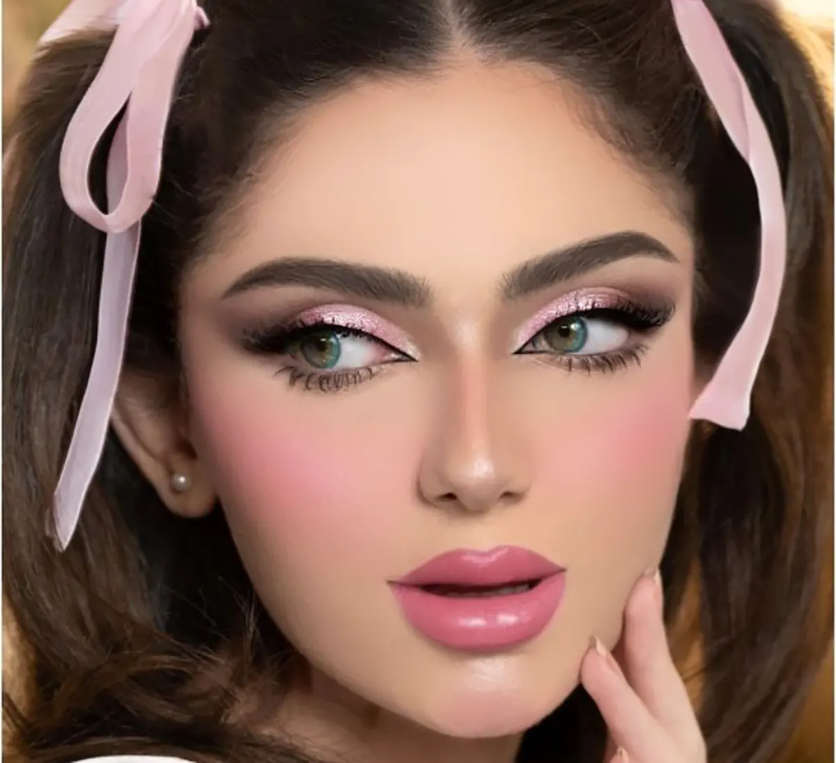 آرایش ساده دخترانه