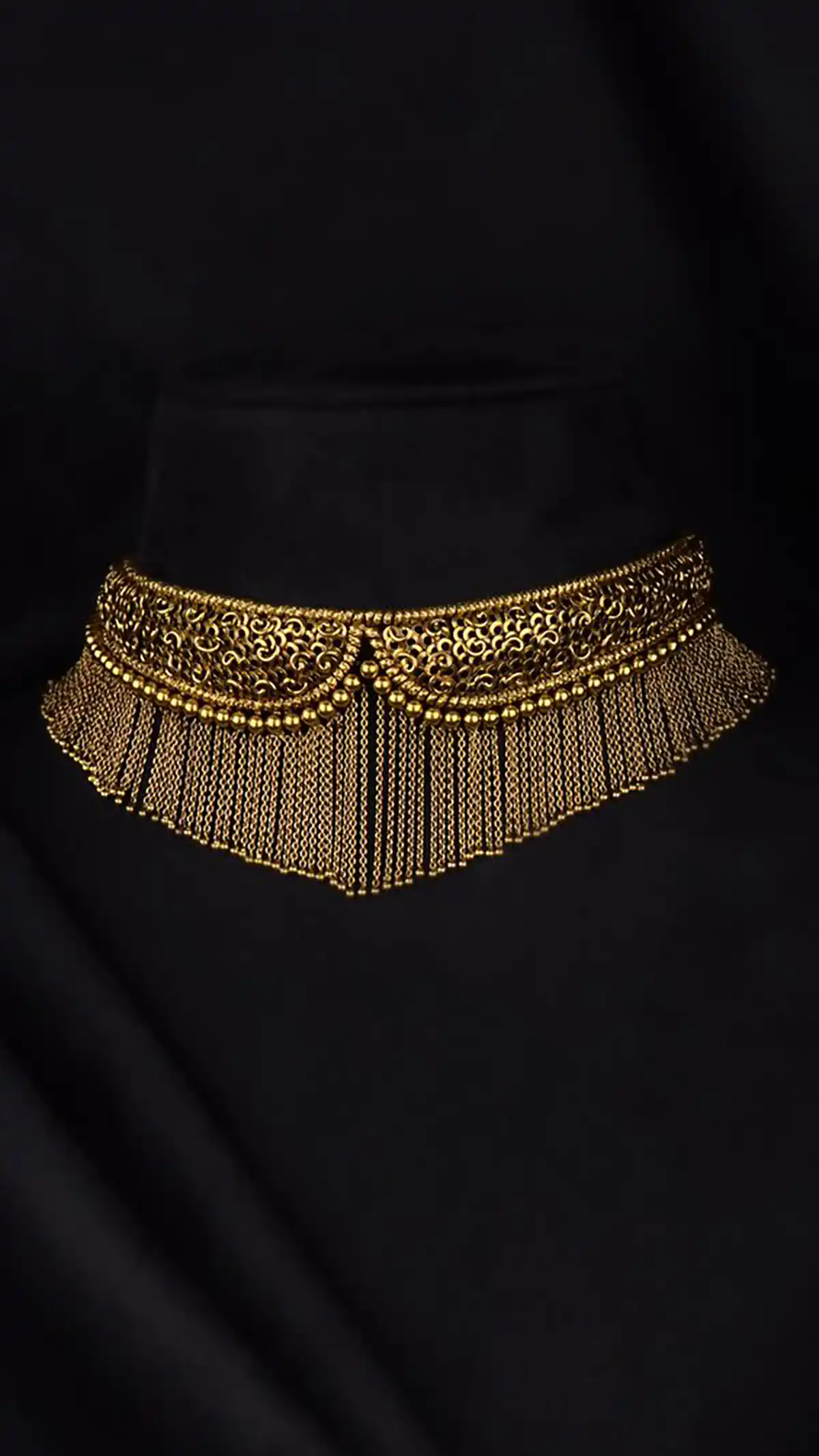 گردنبند هندی بزرگ 