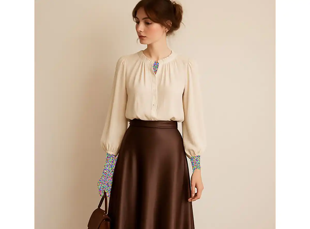 شومیز کرمی